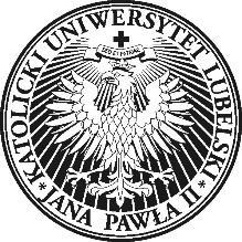 M O N I T O R KATOLICKIEGO UNIWERSYTETU LUBELSKIEGO JANA PAWŁA II Poz. 458 ZARZĄDZENIE NR ROP-0101-106/18 REKTORA KATOLICKIEGO UNIWERSYTETU LUBELSKIEGO JANA PAWŁA II z dnia 21 listopada 2018 r.