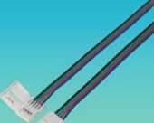 Doppelverbinder für 10mm RGB-Streifen 4 pin Double connector for 10mm RGB strip 4pin Połączenie proste podwójne do taśm RGB 10mm 4pin 150 RGB/K RGB-Controller mit IR Fernbedienung - 4 Ausgänge, Last