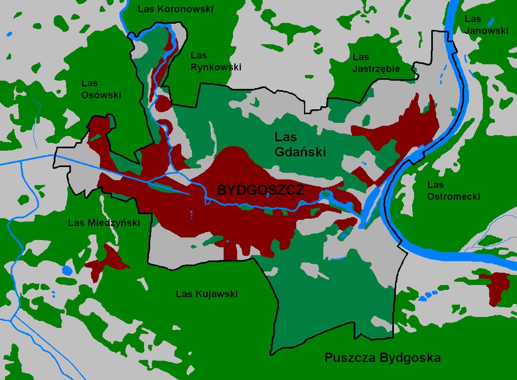 Środowisko naturalne doczne jest znaczne zróżnicowanie geomorfologiczne na terenie miasta i jego najbliższej okolicy.