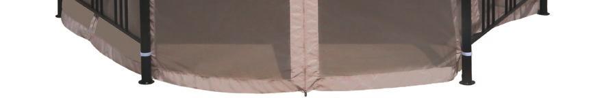 materiał: dach poliester 180 g/m2, ściany