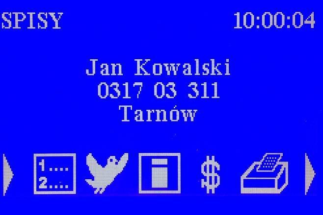 W przypadku, kiedy zdefiniowany jest 6 cyfrowy kod PIN1 zabezpieczający przed niepowołanym użytkownikiem system prosi o wprowadzenie kodu.