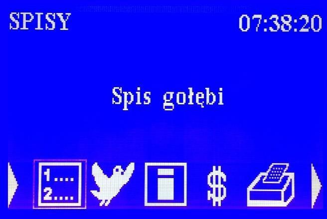 Komunikacja PC 3.1. Spis gołębi. Pierwszą czynnością, jaką należy dokonać na początku sezonu jest stworzenie spisu gołębi.