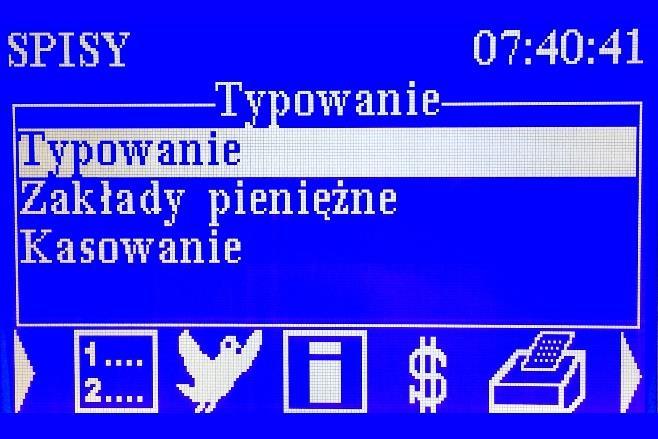4. Typowanie. Dla lepszego wykorzystania systemu użytkownik ma możliwość opisania gołębi konkursowych funkcjami Typowanie i Zakłady pieniężne.