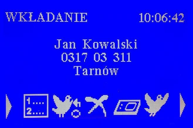 Rys 4.2 Tryb WKŁADANIE.