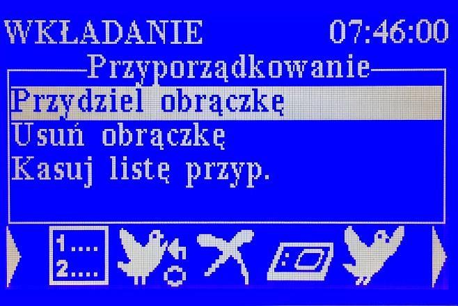 4.2. Przyporządkowanie. Każdemu gołębiowi należy przyporządkować jedną obrączkę elektroniczną o niepowtarzalnym kodzie. Obrączkę tą w razie utraty (uszkodzenie, zgubienie) można zmienić.