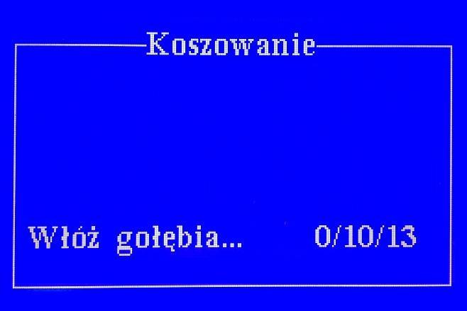 Rys. 4.5 Koszowanie wybór lotu. Rys. 4.6 Ustawianie ręczne zegara systemowego Rys 4.7 Rozpoczęcie koszowania.