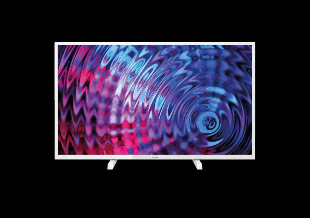 40 Philips TV. Looks better. Philips TV. Looks better. 41 Seria 5603 Czysty i minimalistyczny design. Ciesz się czystym i minimalistycznym designem białego telewizora Philips 5600.