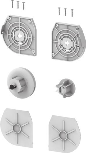 katalogowy Wieszak Klip Metalowy 4 Metal Clip Bracket WAW046-0000-000-0 00 szt/pc Wieszak Kątowy Impresja 5