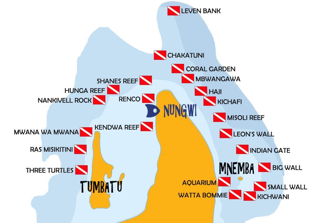 OPIS NURKOWANI NA ZANZIBARZE Podwodna przygoda w gigantycznym akwarium, które tworzy Atol Mnemba.