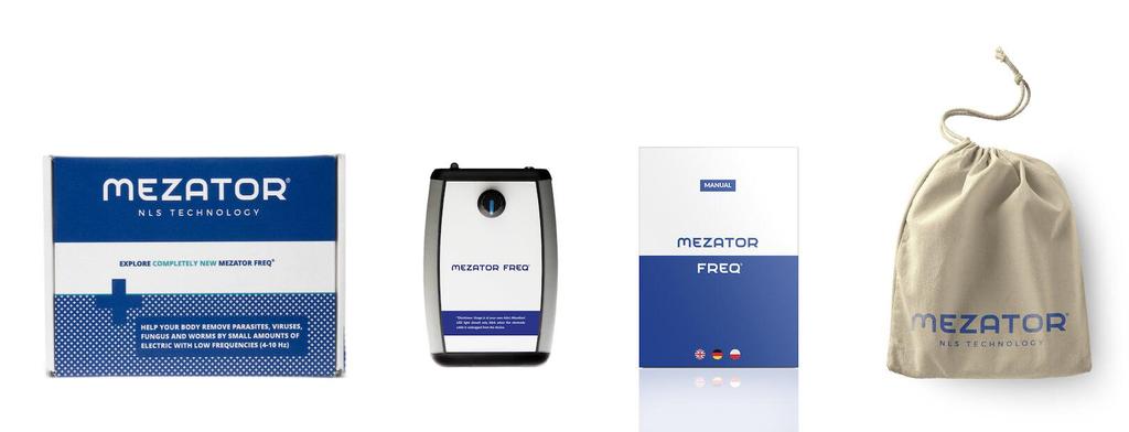 28 Zestaw Mezator Freq zawiera: Urządzenie Mezator FREQ Pudełko Instrukcję