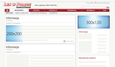250 zł baner przy artykule [podstrona artykuły] reklama w tekście 1 statyczna, 000 zł reklama w