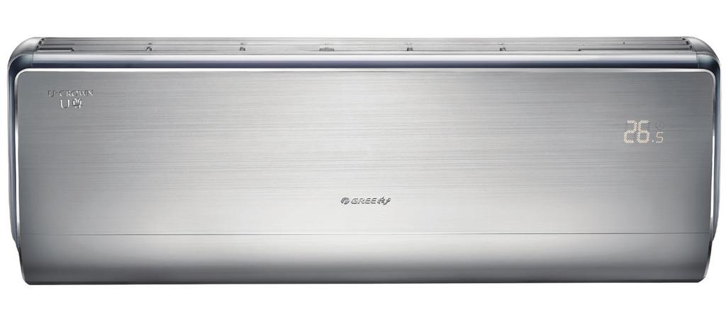 KLIMATYZACJA / URZĄDZENIA MULTI FREE MATCH / GREE Klimatyzator ścienny GREE U-CROWN - 2 stopniowa sprężarka, funkcja osuszania, nawiew obejmuje całe pomieszczenie, filtr, jonizator plazmowy.