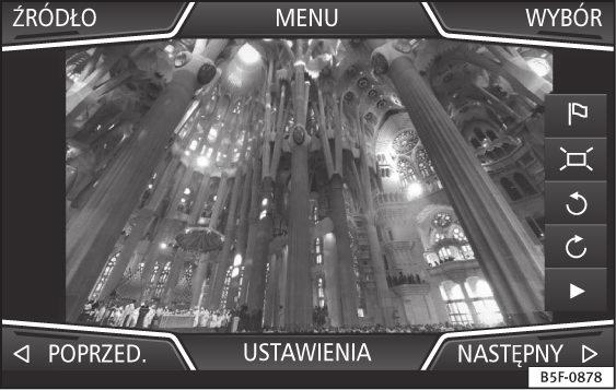 Ustawienia wideo : Ustawienia dla odtwarzania wideo lub plików. Bezpieczne usuwanie : Przygotowanie zewnętrznych nośników danych do wyjęcia.