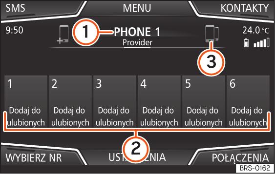 Opis systemu zarządzania telefonami Wprowadzenie Niektóre funkcje i ustawienia mogą być wykonywane tylko w zaparkowanym samochodzie i nie są dostępne we wszystkich telefonach komórkowych.