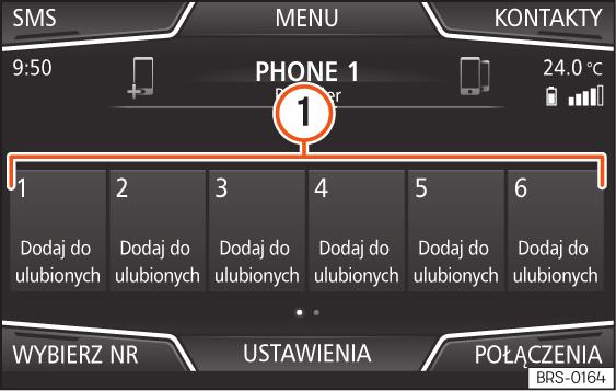System zarządzania telefonami Menu Połączenia (listy połączeń) Rys. 76 Menu Listy połączeń. W menu głównym Telefon naciśnij przycisk funkcyjny Połączenia. Naciśnij przycisk funkcyjny FILTR.
