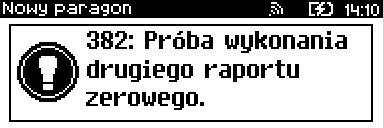 RAPORTY FISKALNE RAPORT DOBOWY Jest to podstawowy raport fiskalny, który należy wykonać na zakończenie każdego dnia sprzedaży.