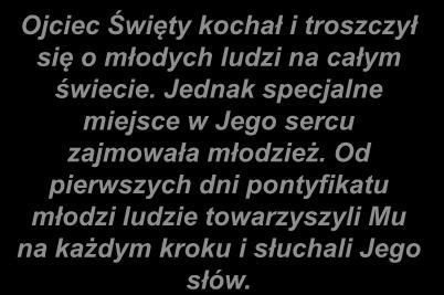 zajmowała młodzież.