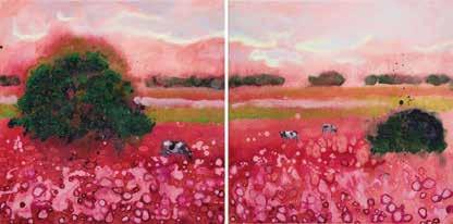 4 MISIA ŁUKASIEWICZ (ur. 1989) Ci Inni, 2016 r. olej/płótno, 80 x 100 cm sygnowany p.d.