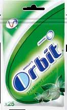 Orbit: Peppermint, Spearmint, Strawberry Winterfresh