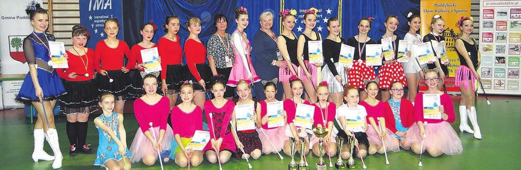 Dalii 1 miejsce w Baton duo/trio juniorki Marcie Rojkowskiej i Julii Włazałek z Dalii 1 miejsce w Baton duo/trio seniorki zespołowi Dalia I - 2 miejsce i Dalia II - 3 miejsce w Baton