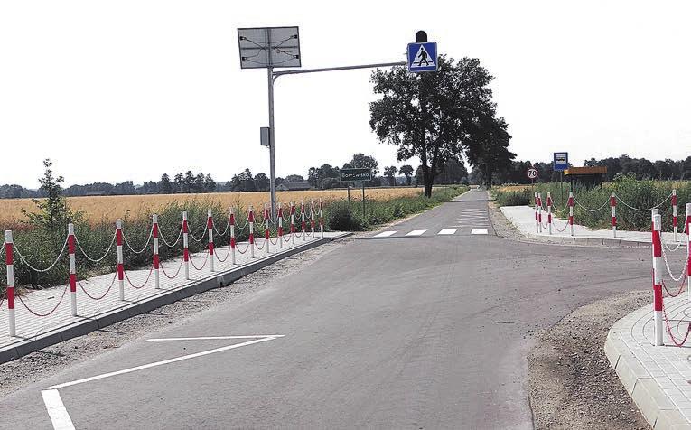 DROGA PODGÓRCZE NOWA WIEŚ Poddębicki samorząd nie tylko przy wsparciu środków unijnych wybudował drogi na swoim obszarze.