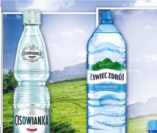WODA CISOWIANKA 500 ML gazowana, niegazowana, lekko gazowana