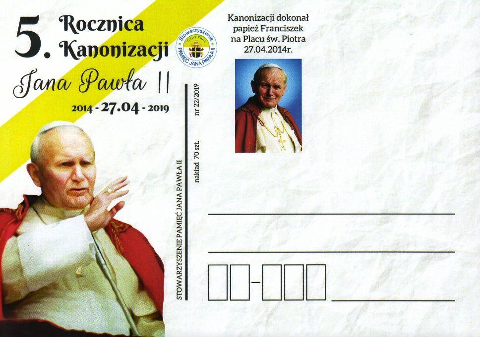 Rocznica Kanonizacji Jana Pawła II.