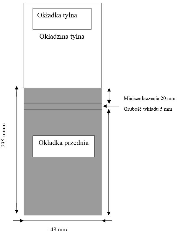 Rys.1. Szkic pomocniczy okładki Czas przeznaczony na wykonanie zadania wynosi 180 minut.