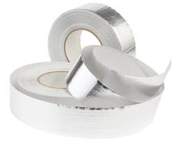 ALUMINIOWA GŁADKA 50 mm x 50 m 21,50 / 26,45 L1 wytrzymałość na rozciąganie [N/25mm] 80 ± 0,3 temperatura aplikacji [ C] 10 do 40 temperatura pracy [ C] -20 do 120 Zastosowanie: uszczelnianie