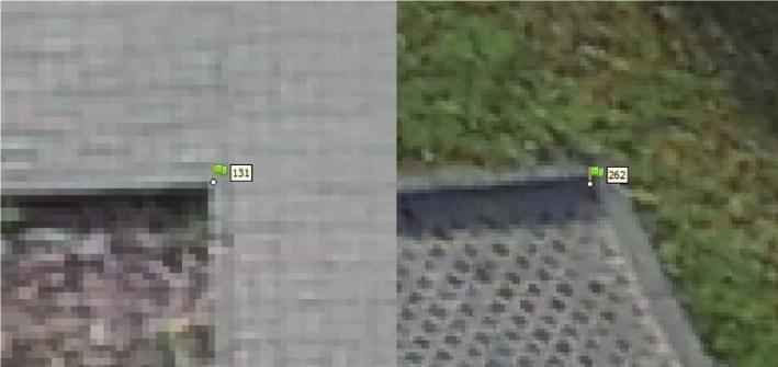 Porównanie procesu kartowania elementów środowiska przyrodniczego 165 W wyniku nalotu fotogrametrycznego z niskiego pułapu lotniczego pozyskano łącznie 96 zobrazowań z pułapu lotniczego 100m AGL