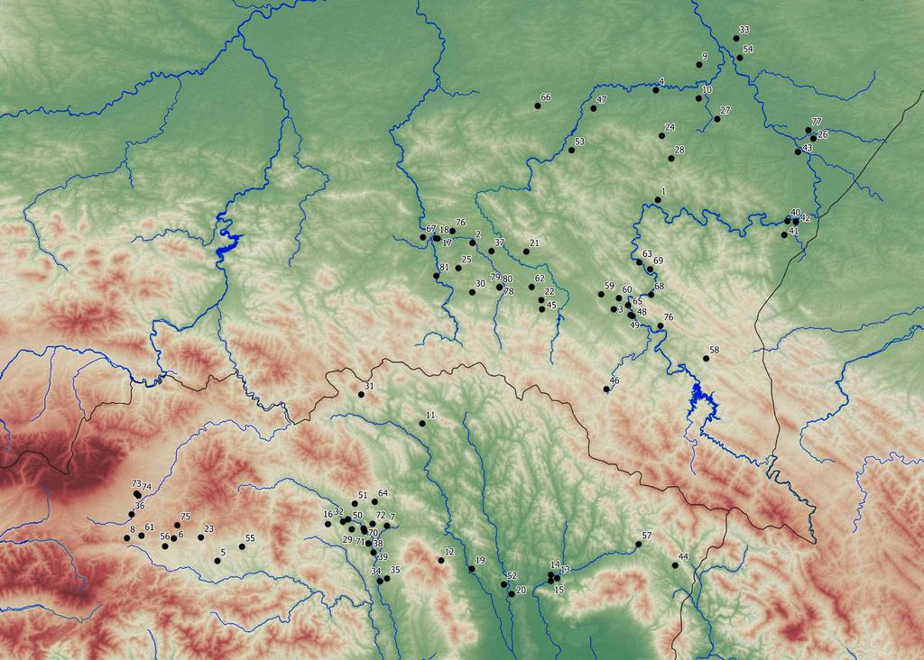 Pogranicze słowacko-polskie w epoce brązu (województwo podkarpackie, kraj preszowski) stanowiska archeologiczne świadczące o kontaktach kulturowych między terenami położonymi na północ i południe od