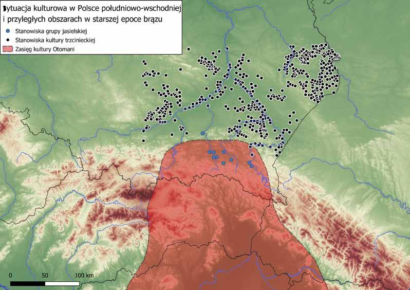 do wnętrza osiedla. Znajdowane tu materiały posiadają wierne odpowiedniki po południowej stronnie Karpat.