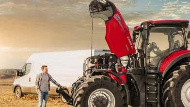 Max Service to specjalna linia telefoniczna zapewniająca łączność ze specjalistami z ServiceTeam marki Case IH przez całą dobę, siedem dni w tygodniu.