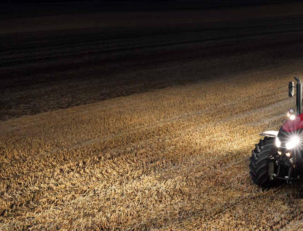 WSPANIAŁY DZIEŃ W PRACY Wspaniałe uczucie prowadzenia ciągnika Optum CVXDrive marki Case IH.