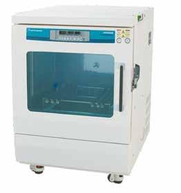 Parametry techniczne: INKUBATORY Z FUNKCJĄ WYTRZĄSANIA Inkubatory z funkcją wytrząsania i chłodzenia SIF-5000 Model SI30H Pojemność (L) 20 Zakres temperatur ( C) T otoczenia +8 do +80 Wahania