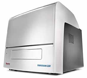Podstawowe parametry techniczne urządzenia Varioskan LUX CZYTNIK WIELODETEKCYJNY THERMO Varioskan LUX Model Typ źródła światła Ustalanie długości fali Zakres długości fali Typu obsługiwanych płytek