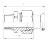 sztanga 6m 6/90 6241158S 32,88 J 76,1 2 sztanga 6m 6/- 6241378S 58,78 J 88,9 2 sztanga 6m 6/- 6241389S 72,71 J 108 2 sztanga 6m 6/- 6241391S 94,37 J KAN-therm złączka z GZ press Wymiar l z