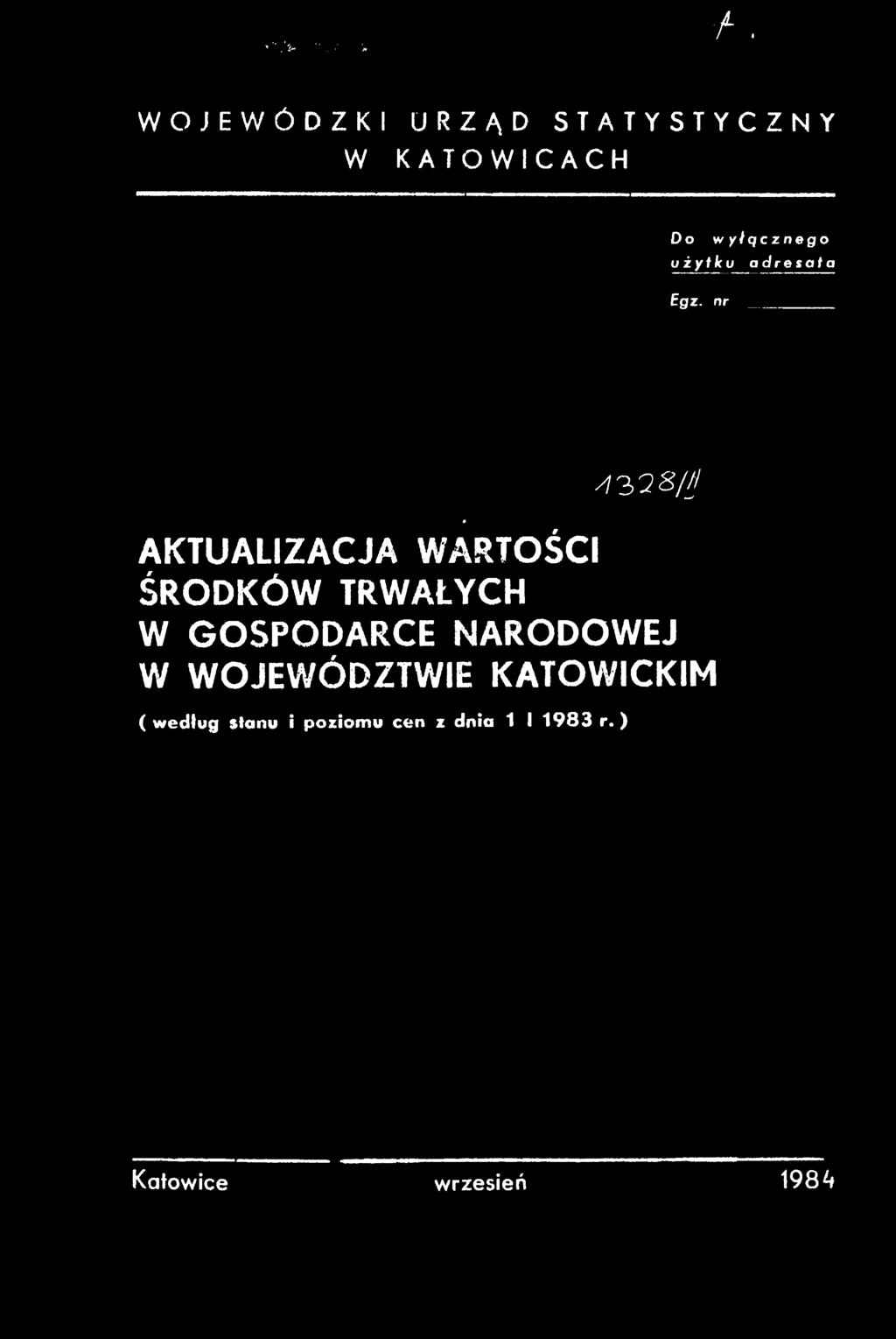 STATYSTYCZNY W KATOWCACH D o w