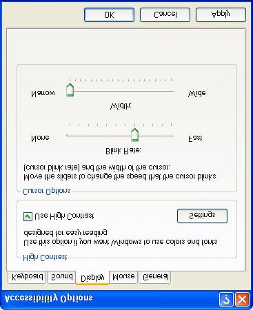 ts760898 Figure 1. Display tab 4. Click Settings.