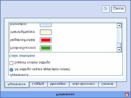 ts760879 Figure 4. Preferences dialog box 3. On the Appearance tab, select the Support system settings check box. You are returned to the ProtecTIER Manager window. 4. Exit and restart ProtecTIER Manager so the contrast settings take effect: a.