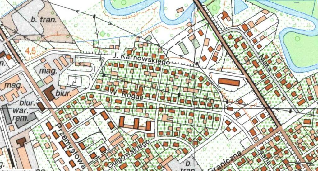 Orientcj ul. Przemysłow WEJHEROWO ul. Ofir Piśnicy kierunek Krokow ul. Krnowskiego kierunek Wejherowo (DK) (DW8) ul. Grniczn ul. Lelewel projektowny ukłd drogowy AMPIS PROJEKT Sp. z o.o. Sp.k. ul. Dliow 8, 8- Skowrcz tel.