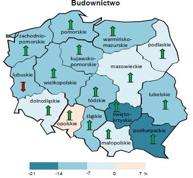 Grudzień 2014 Źródło: GUS Najbardziej negatywne opinie formułują podmioty z województwa