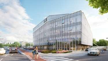 .BIG (Kraków) około 10.216 m powierzchni biurowej We wrześniu 2018 uzyskano pozwolenie na użytkowanie. Projekt.