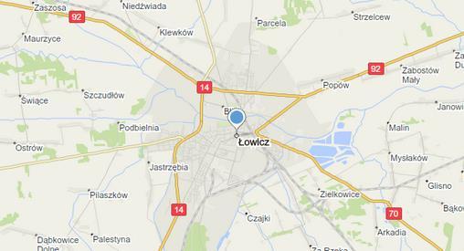 OCENA STANU ŚRODOWISKA MIASTA ŁOWICZA Położenie geograficzne Miasto Łowicz stanowi gminę miejską zlokalizowaną w powiecie łowickim, województwie łódzkim. Powierzchnia miasta Łowicza wynosi ok.