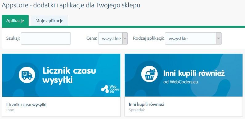 reiulaminy. Zaznacz opcję Akceptuję reiulamin appstore i Akceptuję reiulamin Aplikacji kliknij Instaluj.