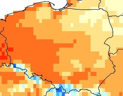 Koniec okresu ze średnią dobową temperaturą powietrza > 5 o C
