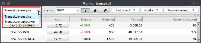 3.1.1. Lista do zmiany widoku Lista do zmiany trybów widoku składa się następujących opcji (patrz Rys. 6.