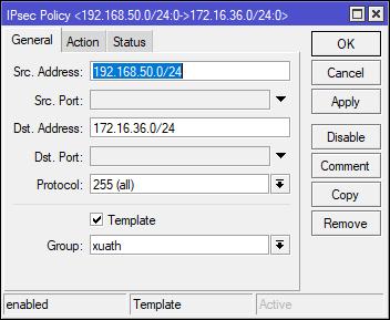IPSEC Xauth mode-config