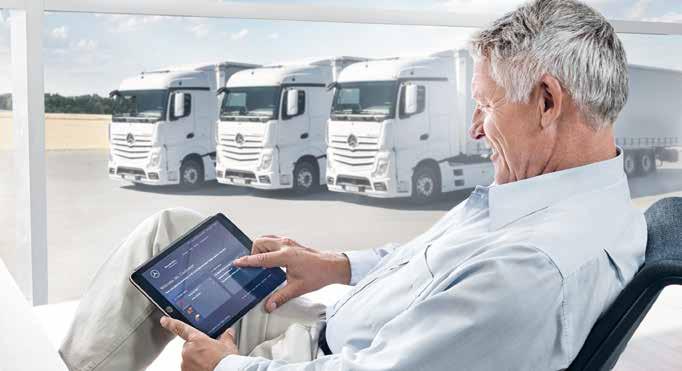 Portal dla klientów Mercedes-Benz Uptime. Jeśli zdecydują się Państwo na Mercedes-Benz Uptime, uzyskają Państwo dostęp do ekskluzywnego portalu internetowego Mercedes-Benz Uptime.