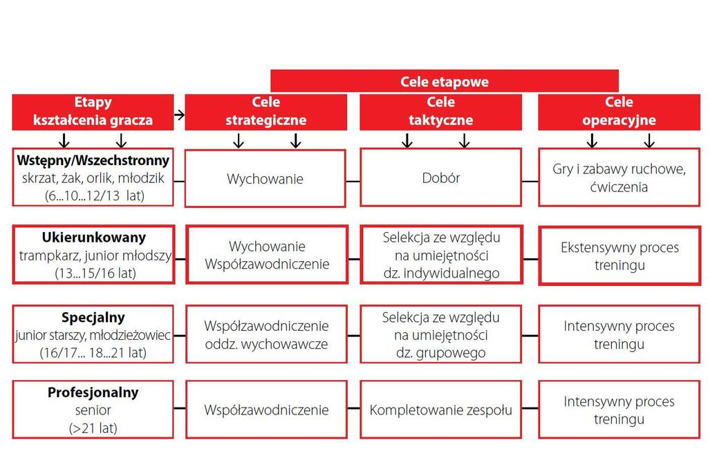 TRENERZE, nie zapomnij w codziennej pracy, aby trzymać się głównych filarów szkolenia!